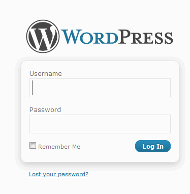 Login to WordPress