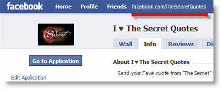 Facebook The Secret Application