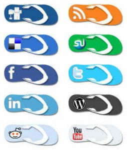 Flip Flop Social Media Icons by EffBomb1.jpg