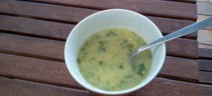 Zucchini Soup Final Result