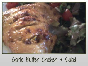 Garlic Butter Chicken Salad