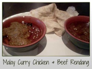 Malay Curry Chicken and Beef Rendang