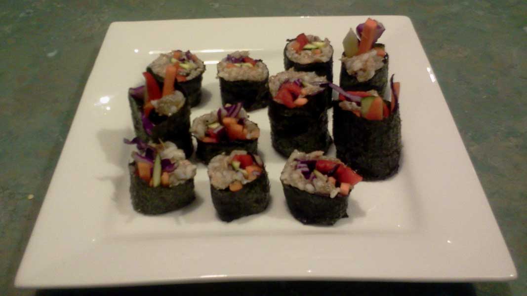 Chia Tuna Sushi Rolls