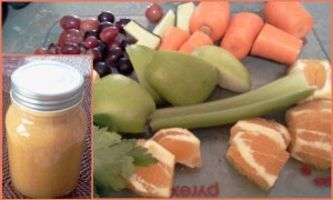 Grapes, Cucumber, Carrots, Apples, Lemon, Oranges, Celery