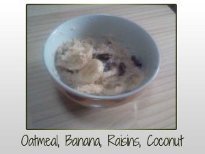 coconut oatmeal