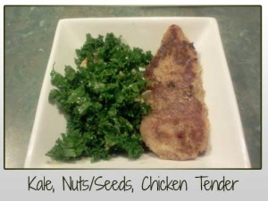 Kale Nuts Seeds Chicken Tender