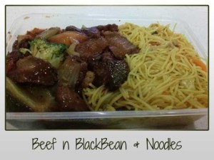 Beef n BlackBean & Noodles