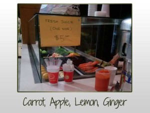 Fresh Juice Carrot Apple Lemon GInger