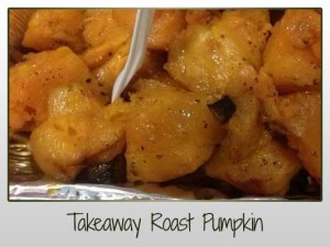 Takeaway Roast Pumpkin