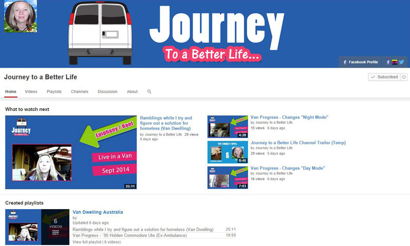Journey to a Better Life YouTube Channel