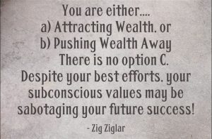 Abundance manifestation