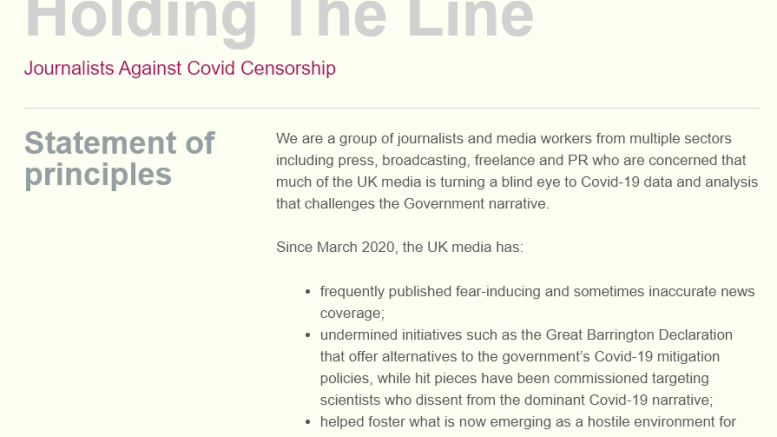 Journalists Against Covid Censorship