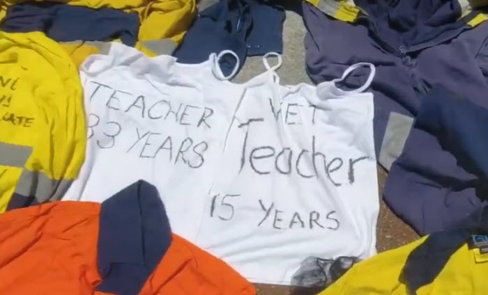 Teacher - 33 Years. Vet Teacher - 15 Years.
