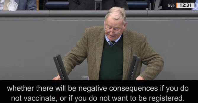 German Politicians on Covid Mandates & Health-Dictatorship [Dr. Alexander Gauland]