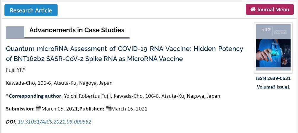 Hidden Potency of BNT162b2 SASR-CoV-2 Spike RNA as MicroRNA Vaccine