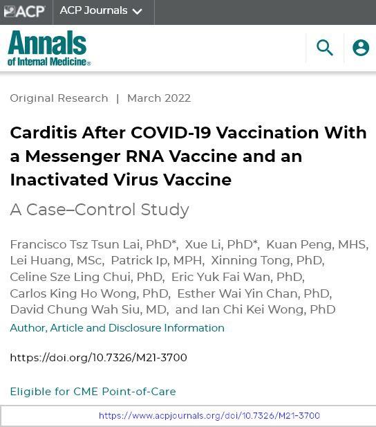 Carditis After COVID-19 Vaccination