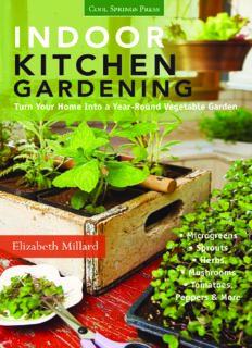 Indoor kitchen gardening Year Round