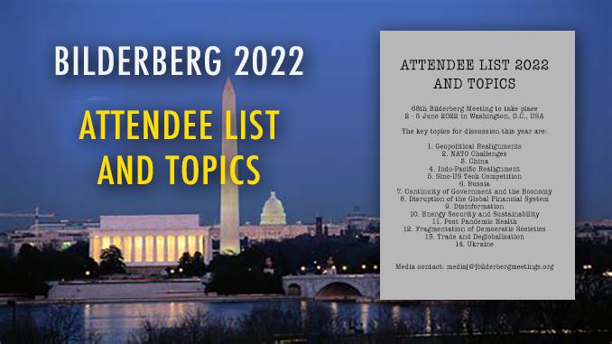 Bilderberg Meeting June 2022