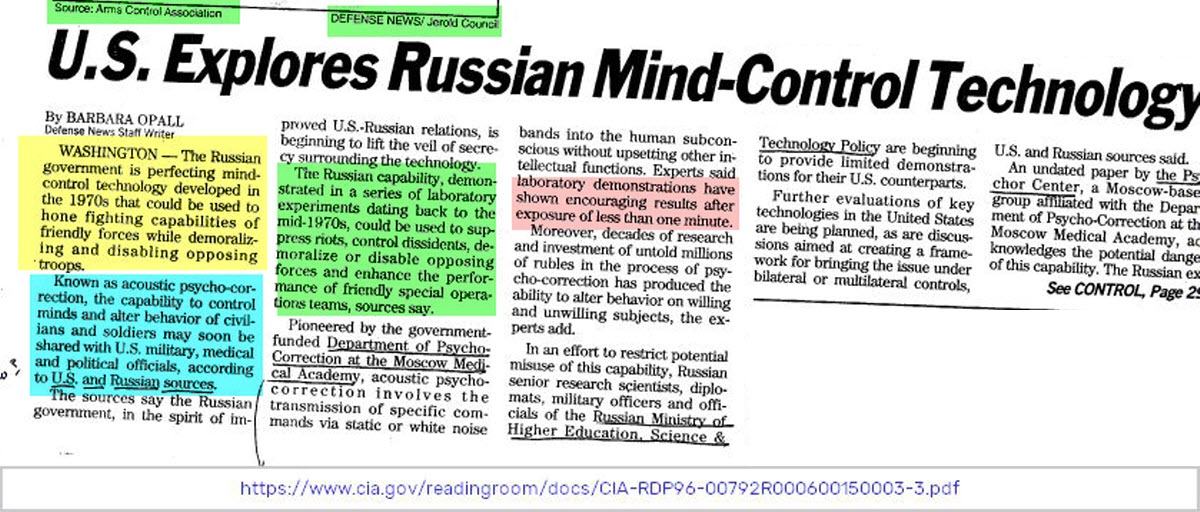 CIA-Russian-Mind-control