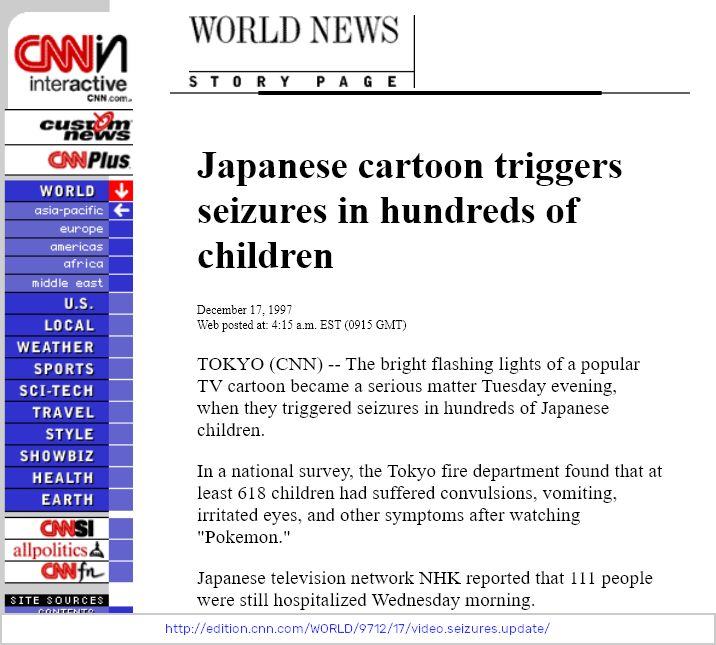 CNN - Japanese pokemon- seizures
