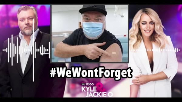 Kyle Sandilands “Get Vaxxed, Baby” #Vomit #WeWontForget