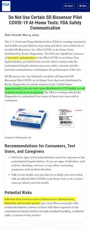 FDA-Recall-SD-Biosensor