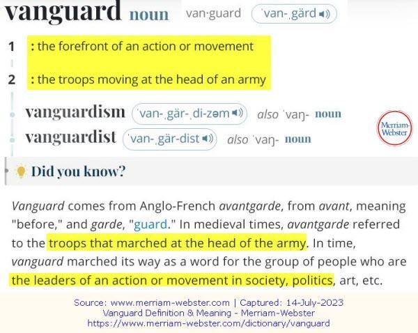 Vanguard Definition