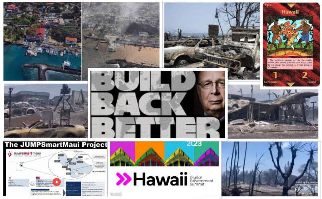 Hawaii “Build Back Better” Shenanigans