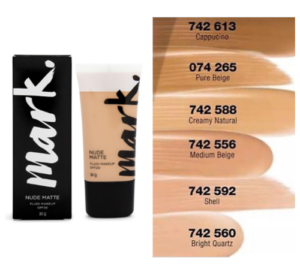 Avon Mark Nude Matt Fluid Makeup SPF 20 (3 Colours) 30g